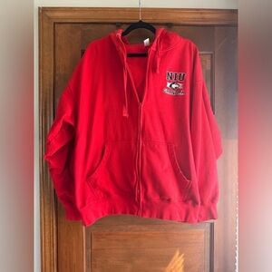 Vintage NIU Zip-Up Hoodie 🐾